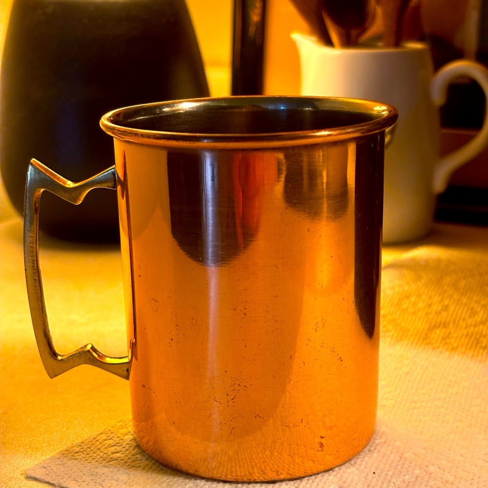 2/$20 POTTERY BARN copper mug Moscow Mule